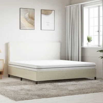 Zdjęcie produktu dla VidaXL 373053, Duży rozmiar, Średni, Biały, Poliester, Pianka, 1800 mm
