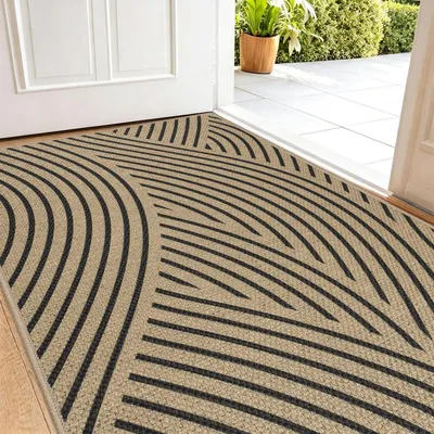 Produktbild von Fußmatte Innen 80x120cm rutschfest Schmutzfangmatte dünn waschbar absorbierend
