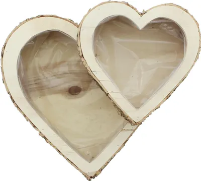 Immagine prodotto di Cuore di pianta "Betulla", set di 2