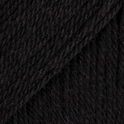 Zdjęcie produktu dla Włóczka Drops Flora 06 / czarny / uni colour