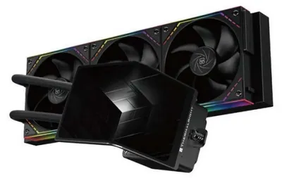Zdjęcie produktu dla Thermalright Levita Vision 360 ARGB BLACK, Chłodnica cieczy all-in-one, 12 cm, 3000 RPM, Czarny