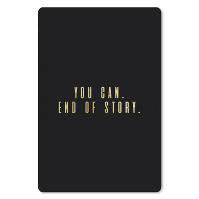 Produktbild von MuchoWow® Mauspad Mousepad Zitate - Motivation - Gold 40x60 cm - Mousepads - Maus Mat - Pad - Mausunterlage - Schreibtisch Accesoire