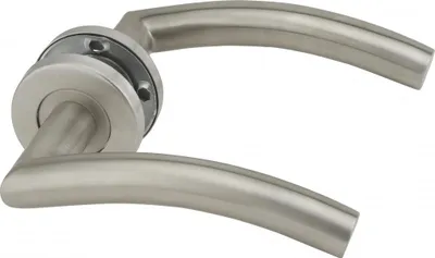 Image de Paire de béquilles pour porte, carré 7x110mm, inox - THIRARD