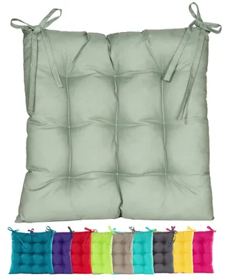 Produktbild von JACK Outdoor Stuhlkissen 38x38cm Lounge Kissen Auflage Wasserfest Sitzkissen Garten Lotus Effekt, Farbe:Oliv