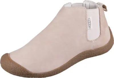 A single beige KEEN Mosey Chelsea boot is shown against a white background.