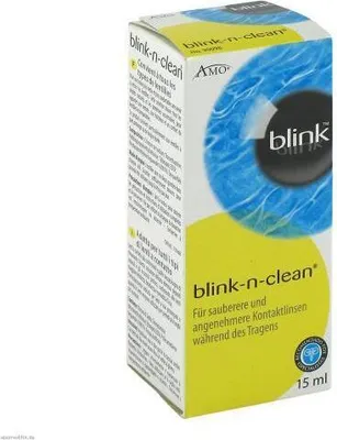 Produktbild von blink-n-clean Reinigungstropfen für Kontaktlinsen, 15 ml Lösung