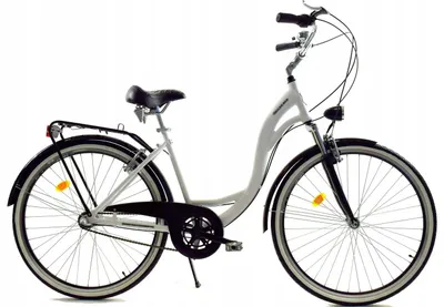 Zdjęcie produktu dla Rower Dallas City Alu 26" 3spd - biały z czarnym