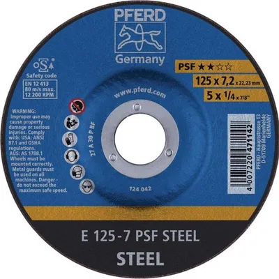 Productafbeelding van Schuur- en slijpschijven A 30 P PSF, gekruld, diameter: 125 mm, verpakking: 10 stuks