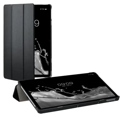 Produktbild von kwmobile Hülle kompatibel mit Redmi Pad - Smart Cover Tablet Case Schutzhülle - Stand - in Schwarz
