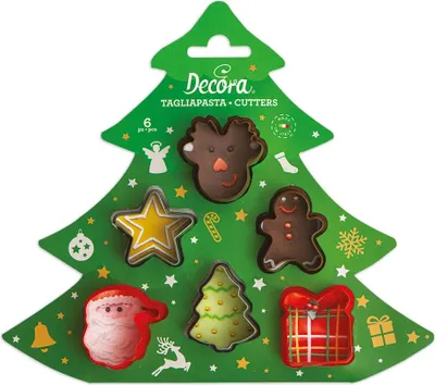 Produktbild von Mini Ausstechformen 6Stk. Weihnachten