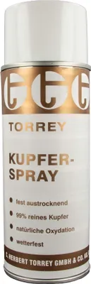 Produktbild von TORREY Kupfer - Beschichtungs - Spray 98,5% rein - Sprühdose 400 ml, wetterfest