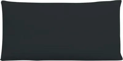 Produktbild von Kissenhülle - 40 x 80 cm - Schwarz - Feinjersey - mit Reißverschluss
