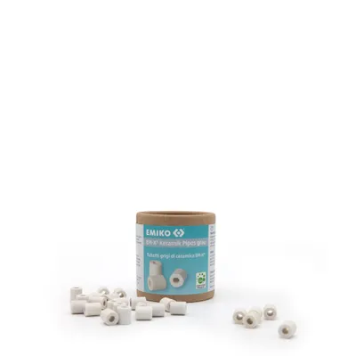 Produktbild von Emiko EM-X Keramik Pipes grau 100g zur Verbesserung der Wasserqualität