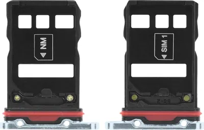 Image de Support de carte nano sim, support de mémoire nano pièce de rechange pour Huawei P30 Pro bleu