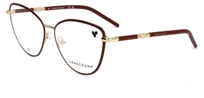 Produktbild von Longchamp LO2156 Gold burgundy 54/15/135 Damen Brillen