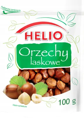 Obrázek produktu pro Orzechy Laskowe Prażone Helio 100 g
