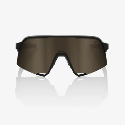 Produktbild von 100% S3 Soft Tact Black/Soft Gold Mirror Fahrradbrille