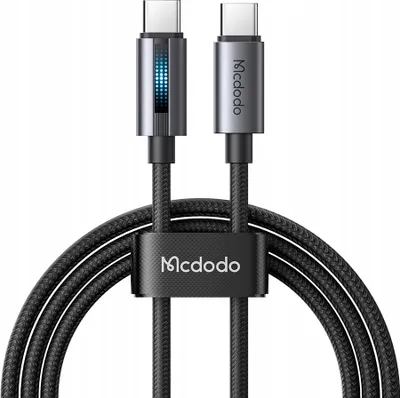 Zdjęcie produktu dla Kabel USB-C do USB-C Mcdodo CA-5740, 100W 1.2m (czarny)