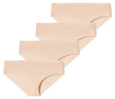 Produktbild von Schiesser Damen Panty Invisible Light 4-Pack sand - Größe 38
