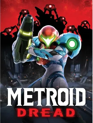 Produktbild von Metroid Dread - Gerahmtes Poster PM4962 (30 cm x 40 cm) (Schwarz/Rot)