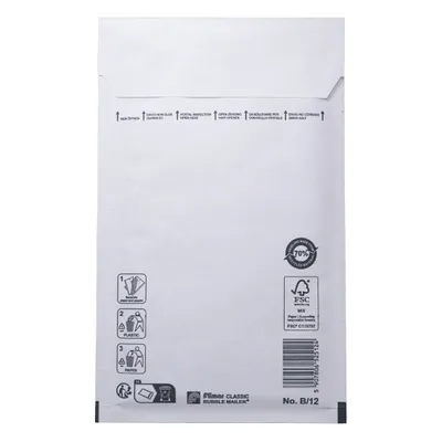 Produktbild von DULA LKB12 - Luchtkussen envelop B12 120x215mm - doos 200 stuks - Bubbel enveloppen
