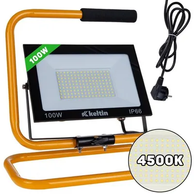Obrázek produktu pro LED reflektor 100W s konstrukčním stativem – neutrální bílá 4500K 60941