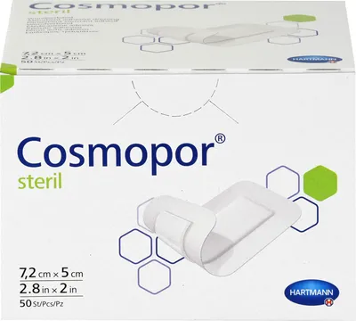 Produktbild von Cosmopor steril 7,2x5cm, 50 St PFL