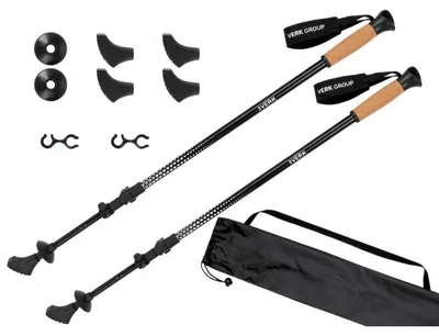 Immagine prodotto di Set Di 4 Bastoni Da Nordic Walking Neri (30)