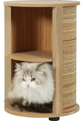 Immagine prodotto di Arredo per gatti 3 in 1: tiragraffi, cuccia, tavolino - ZOLUX Boréal - 52 cm, beige