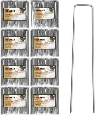 Obrázok produktu pre com-four® 750x zemný kotvový kolík – zemný kotvový kolík pre záhradu a kempovanie – hranatý