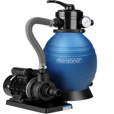 Obrázok produktu pre Piesková filtrácia k bazénu AQUA,   10 200 l/h, modrá