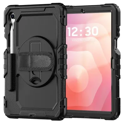 Produktbild von Hülle mit Bildschirmschutz für Galaxy Tab S11, Tech-Protect Solid, Schwarz
