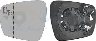 Immagine prodotto di VAN WEZEL Specchio retrovisore esterno sinistro per RENAULT Kadjar (HA, HL) Asferico Riscaldabile 4424835