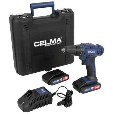 Zdjęcie produktu dla Wiertarko-wkrętarka CELMA Professional WAK-Li 18GEO+ 42 Nm 2x2Ah + Ładowarka
