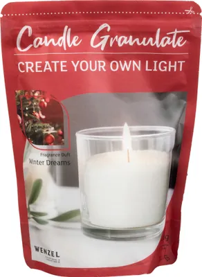 Produktbild von Wenzel Kerzen-Sandgranulat Vanille, Set 4 Dochte, 400g Winter Dreams