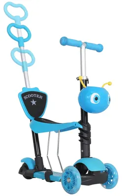 Produktbild von Roller – Kinderroller – Cityroller – für Kinder – ab 3 Jahren – mit abnehmbarem Sitz – höhenverstellbar