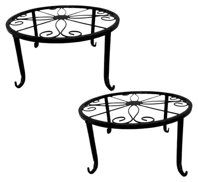 Produktbild von Set aus 2 Retro Blumentopfständern