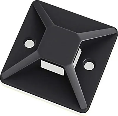 Produktbild von Kabelbinder Industriequalität Befestigungssockel Schraubsockel 10 Stück 4,8 mm