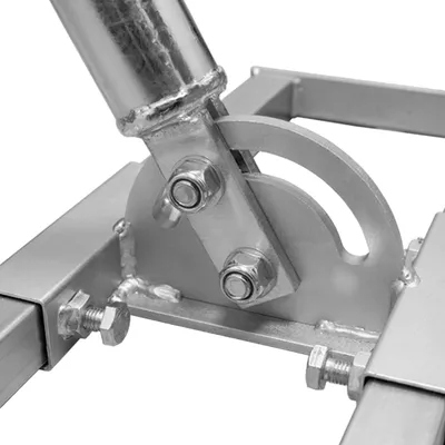 Produktbild von PremiumX PROFI X100-48 SAT Dachsparrenhalter 100cm Mast 48mm Stahl feuerverzinkt Sparren-Halterung für Satelliten-Antenne Satellitenschüssel