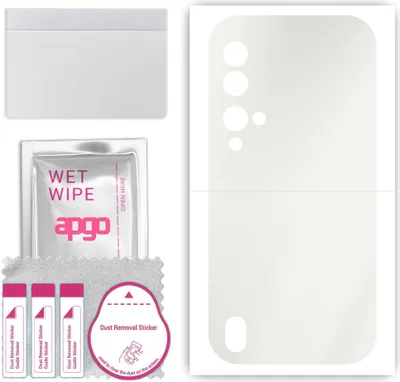 Produktbild von apgo Rückseite Schutzfolie, Matt, kompatibel mit Blackview BV9900E, Hinten Hydrogel-Displayschutzfolie mit Positionierhilfe, kratzfest, einfache Montage