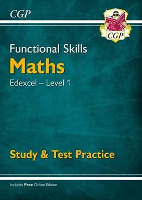 Produktbild von Functional Skills Maths: Edexcel Level 1 - Study & Test Practice