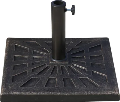 Produktbild von Outsunny Sonnenschirmständer 15 kg Schirmhalter für Ø38 mm Ø48 mm Kunstharz