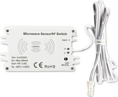 Produktbild von ISOLED Sys-Pro Funk HF-Bewegungsmelder MiniAMP, 9-24V