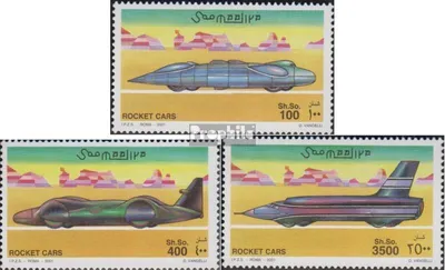 Produktbild von Briefmarken Somalia 2001 Mi 860-862 (kompl.Ausg.) postfrisch Raketenautos