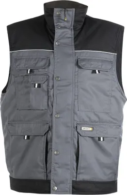 Imagen del producto de Chaleco Dassy Winterweste HULST, talla 3XL, color gris/