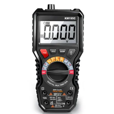Zdjęcie produktu dla ZELURXX Cyfrowy miernik cęgowy AC/DC, 1000V, 10A, multimetr, automatyczny zakres, True RMS, przenośny