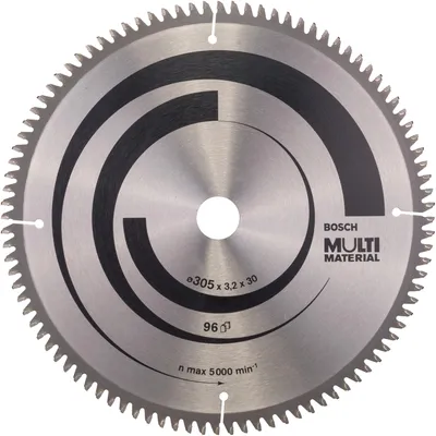 Image de Lame de scie circulaire 305 x 30 x 3,2mm multimatériaux - BOSCH - 2608640453