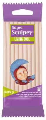 Productafbeelding van Super Sculpey Polyform ZSLD-3 Living Doll zandbaan 1 pond c1