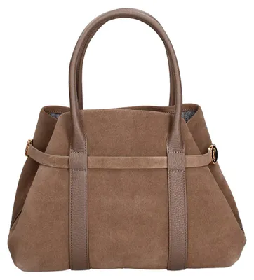 Produktbild von Gave Lux Damenhandtasche aus Wildleder Cognac elegant UNICA 28x20x13 cm