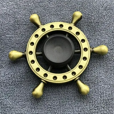 Produktbild von Tinisu Fidget Spinner Kreisel Anti Stress Rainbow Metall Finger ADHS